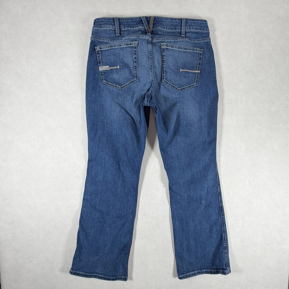 Ariat Rebar Riveter Bootcut Jeans Womens 32 Malibu Blue Perfect Rise Western - Picture 15 of 15